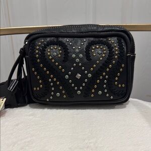 Black Studded Women's Bag